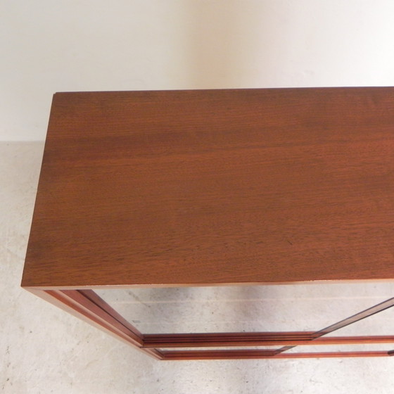 Image 1 of Vetrina con 4 ante scorrevoli in vetro, Musterring, anni '60