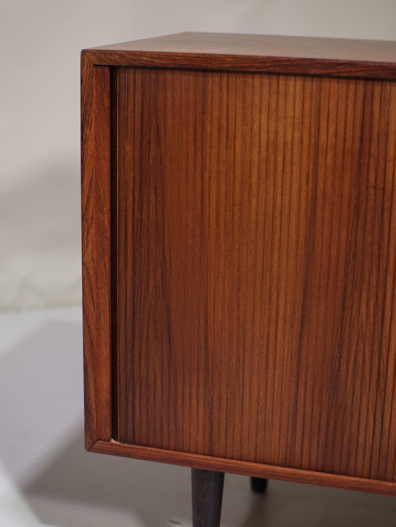 Image 1 of Cabinet with tambour doors HG Furniture rosewood Danish