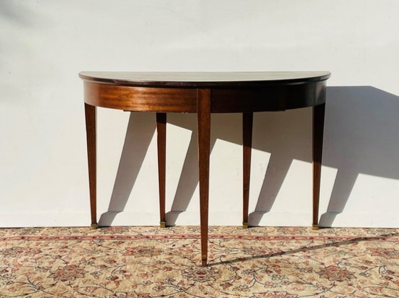 Image 1 of Console ' halve maan ' * Antiek XIX eeuw * Empire-stijl