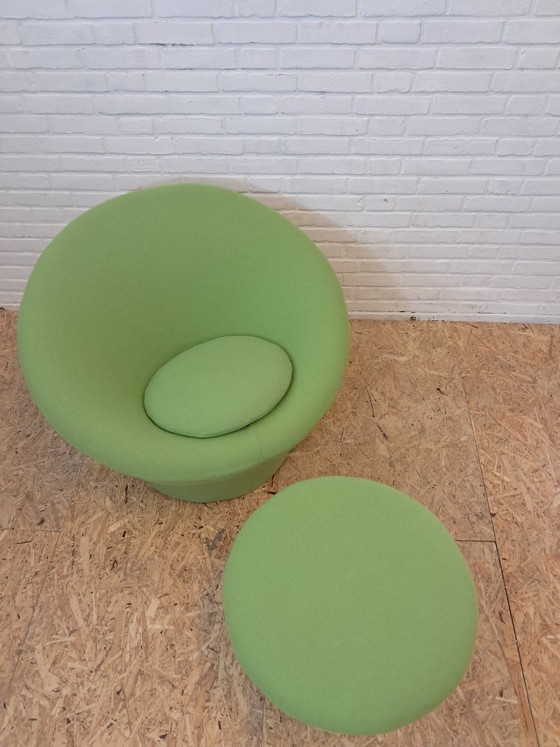 Artifort Mushroom With Footstool – Armchairs, Metal (photo 5 of 7)