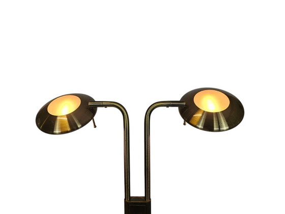 Image 1 of Boxford Holland - design Jan des Bouvrie - Lampe sur pied à 2 bras - laiton - années 90