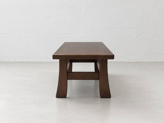 Scandinavian Vintage Coffee table in dark wood, 1970s (photo 9 of 15)