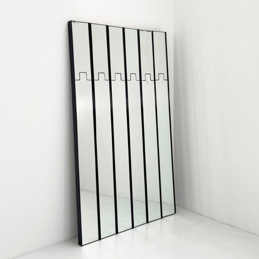 Set di 6 specchi e attaccapanni Gronda di Luciano Bertoncini per Elco, anni '70