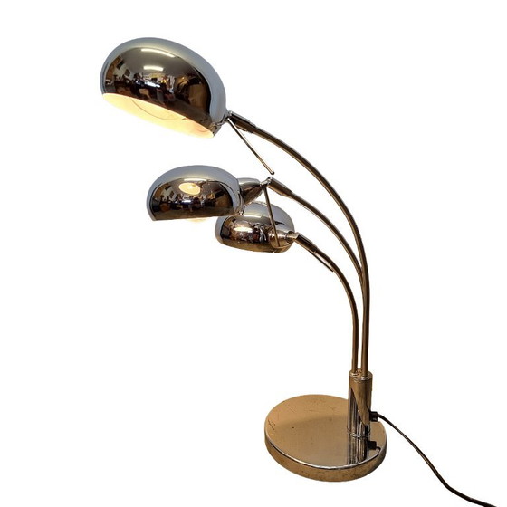 Space Age Style Modern Table Lamp – Chrome (photo 3 of 8)