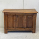 Antique flap cabinet chest TV cabinet storage oak wood