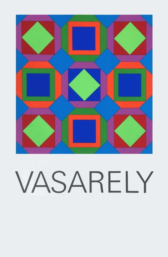 Image 1 of Victor VASARELY Expo 82 - Art Basel 82 (AVL) original poster 1982