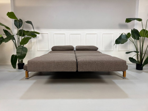 Image 1 of Brühl Moule Sofa Bruin Grote Slaapbank Display Model
