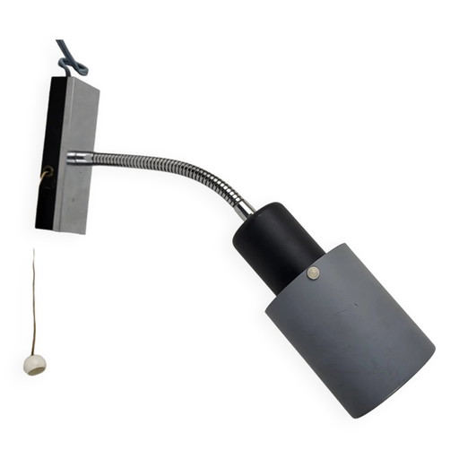 Flexible wall lamp 1960 metal