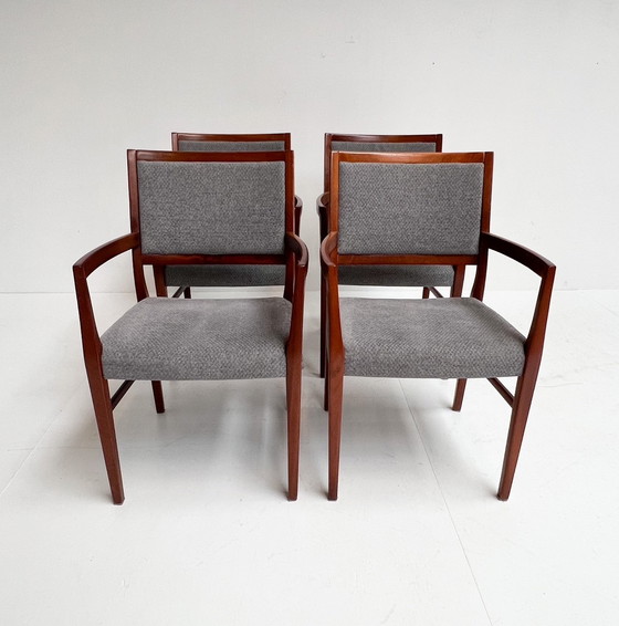 Image 1 of Ensemble de 4 chaises design suédoises par Svegards Markaryd, 1960s