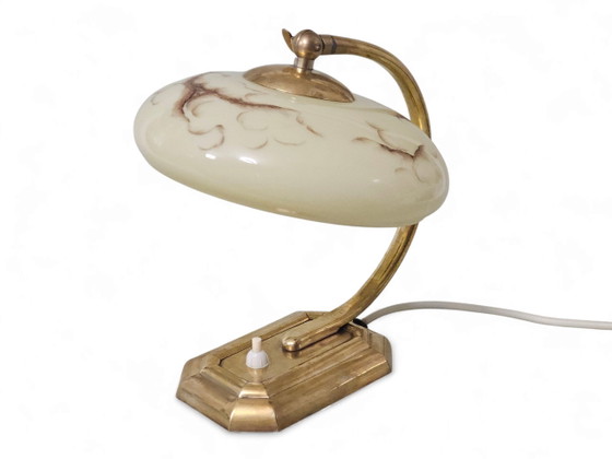 Image 1 of Extremely rare, handmade Art Deco table lamp / bedside lamp, 1920s