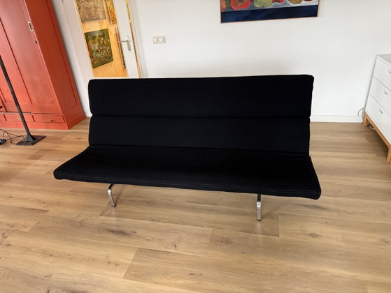 Eames Compact Sofa – Herman Miller, Metal, Textile (photo 6 of 11)