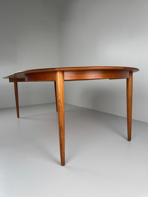 Image 1 of Tavolo da pranzo allungabile in teak di Skovmand & Andersen – Eleganza danese di metà secolo