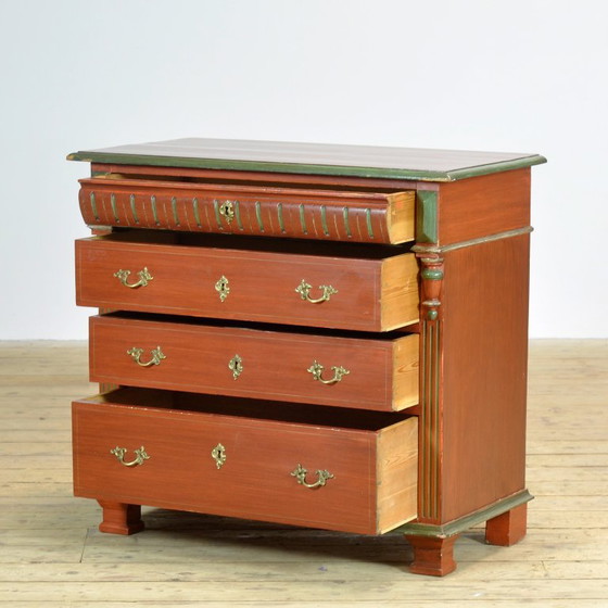 Grenen Ladekasten, Circa 1925 – Wood, Brass (photo 4 of 12)