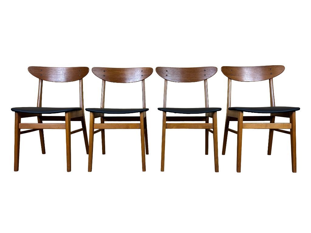 ダイニングチェア Farstrup chair teak vintage 1960s 4x 60s 70s Teak Chairs Dining Chair Farstrup Denmark Design
