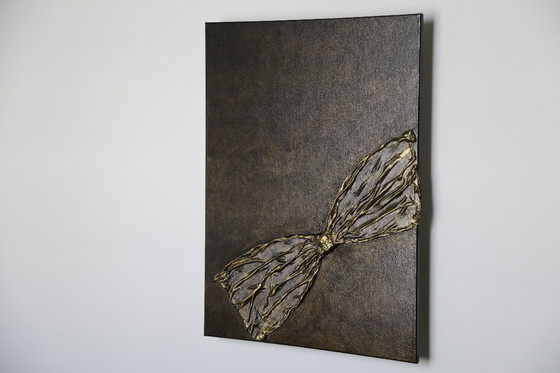 Image 1 of Modern art - painting - elegant in black and gold