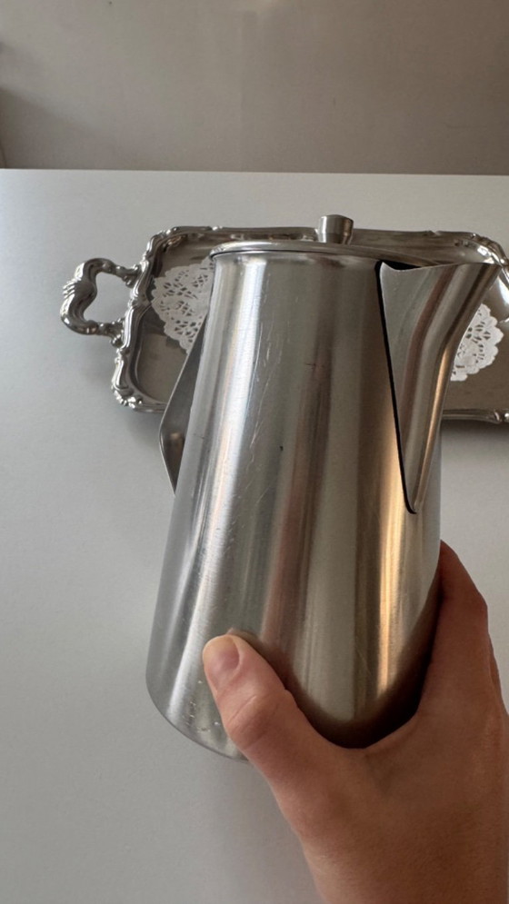 Image 1 of Vintage WMF Stainless Steel Coffee/Teapot