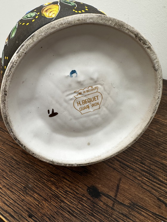 Image 1 of Vintage Soliflore Vase/Aiguillere - Hubert Becquet Quaregnon