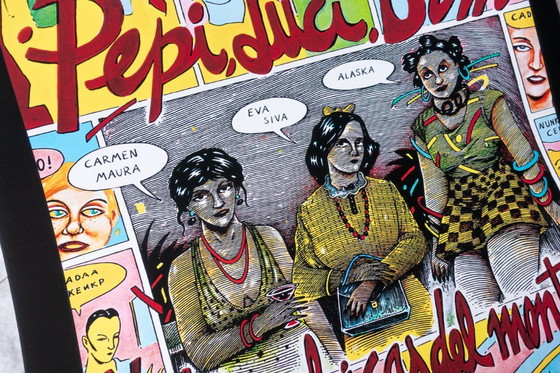 Image 1 of Pepi, Luci, Bom en andere meisjes van de Heap - Filmcultus van Almodóvar - Poster 50 × 70 cm