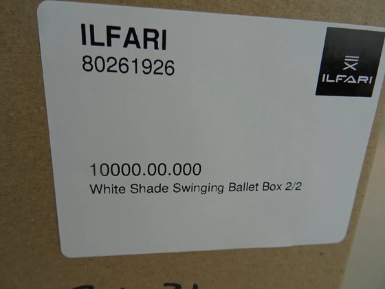 Image 1 of ILFARI Swinging Ballet W3 Wall Light Chrome Superior Crystal Square Modern