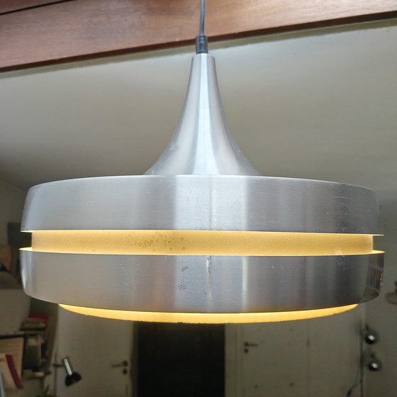 Image 1 of Vintage Raak Amsterdam hanglamp B-1084 – space age design – aluminium