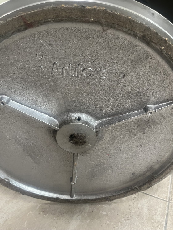 Image 1 of 2x Artifort Little Tulip negro tapizado