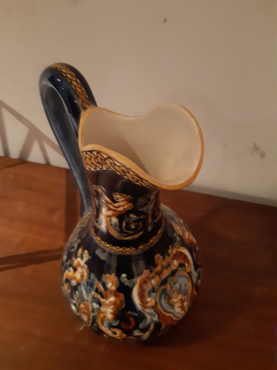 Vintage Gien Vase – Ceramic (photo 5 of 6)