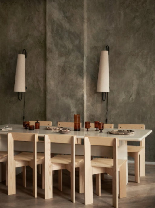 3x Ferm Living Ark Esszimmerstuhl - Esche