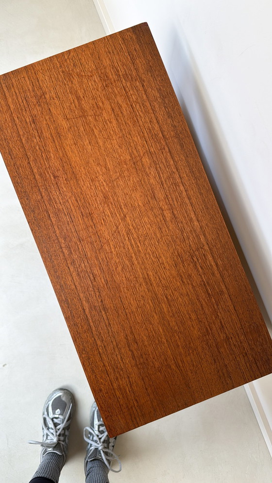 Image 1 of Vintage houten kast met 2 lades