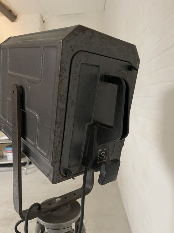 Image 1 of Lampe sur pied de théâtre, style industriel rétro art déco