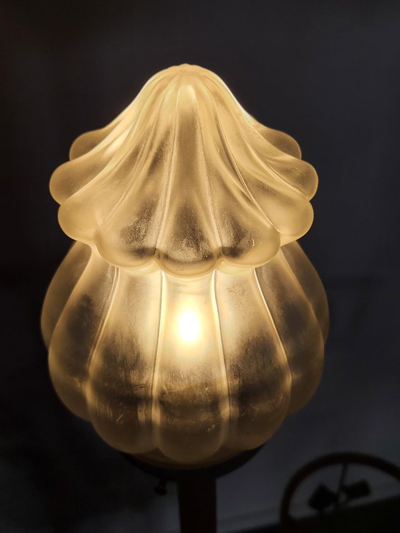 Lampada da Terra Floreale Art Déco – Lampade da terra, Metallo (photo 8 of 8)