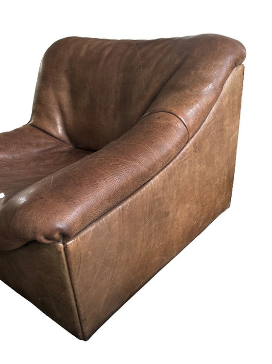 De Sede DS-46 vintage 2-zits bank buffelleer jaren 70 RETRO – 2 zitsbanken, Leather (photo 16 of 20)