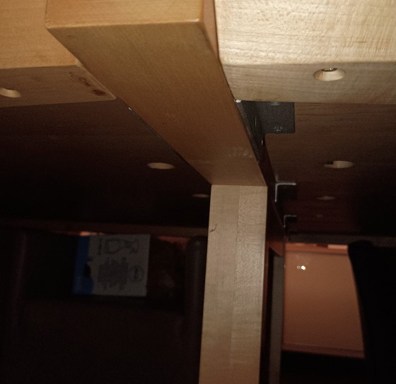 Image 1 of Mesa de conferencia de diseño muy grande de arce macizo 425 cm.