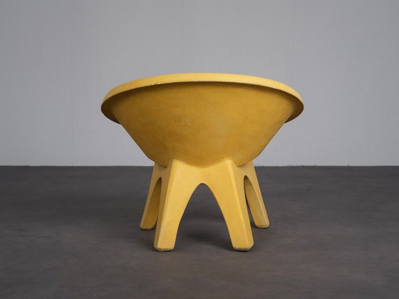 Rare Pair of Sculptural Concrete Lounge Chairs, Italy, 1960s – Armchairs, Other (photo 5 of 10)