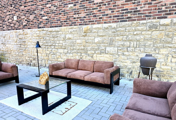 Image 1 of Gavina Knoll International Bastiano Afra Tobia Scarpa 60s Set Sitzgruppe Garnitur Bänke Sofa Sessel Mid Century Vintage 