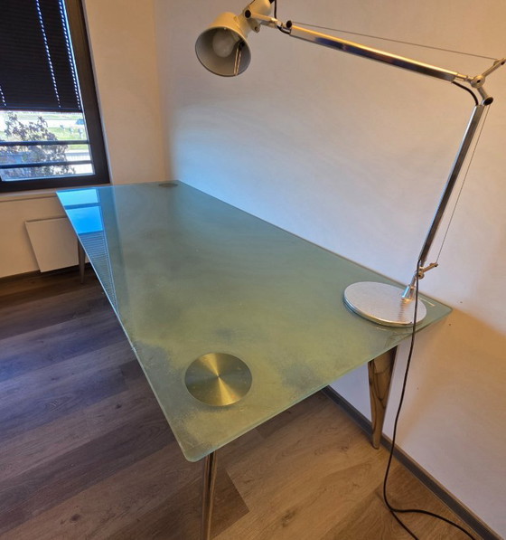 Philippe Starck per Driade Aleph – Classico del design, 210 cm, Vetro smerigliato – Tavoli da pranzo, Metallo (photo 2 of 6)
