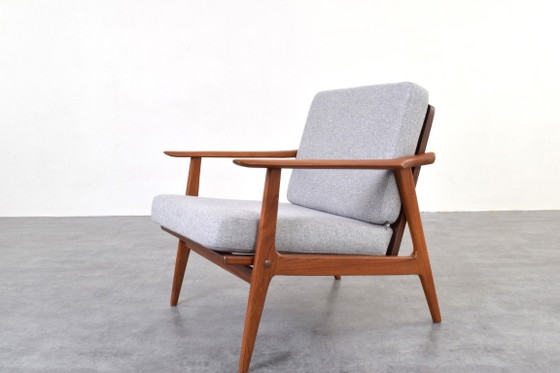 Image 1 of Sillón danés de teca de mediados de siglo, década de 1960.
