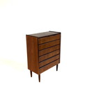 Vintage XL Deense teakhouten ladekast ‘60