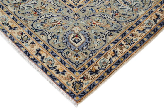 Image 1 of Perzisch tapijt Kashan, gesigneerd, 4,20 x 3,15 cm, Oosters tapijt, fijn, nr. 24607