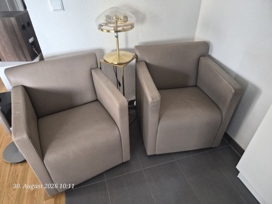 2-seater and 2 armchairs made of leather Cor – Sofas (photo 8 of 9)