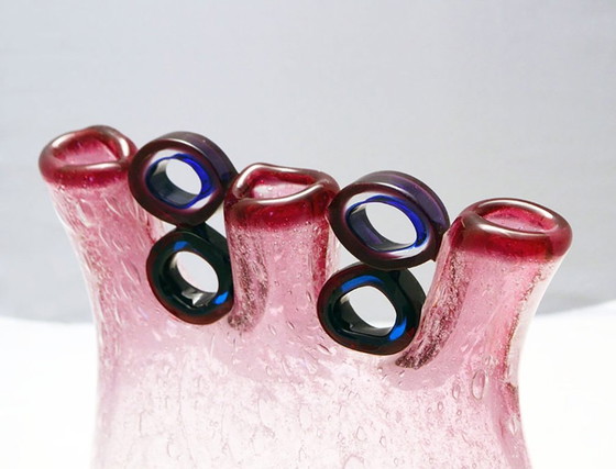 Image 1 of Anzolo Fuga for AVeM rare vase with rings, 1960s
