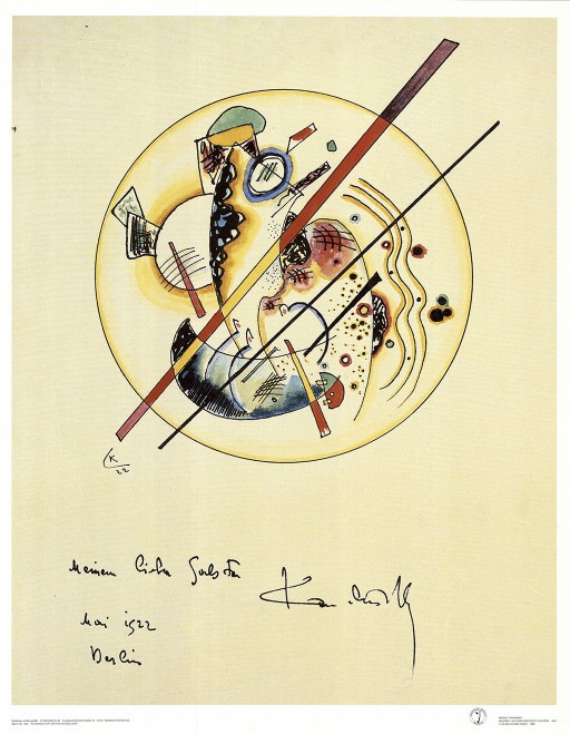 Kandinsky, Wassily - Aquarell Aus Dem Gästebuch Galston - Kunstdruck