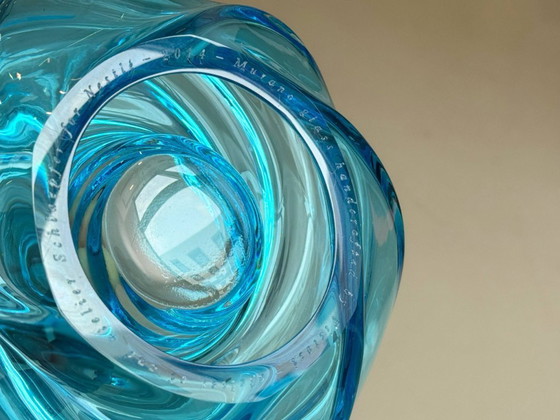 Image 1 of Ensemble de 2 porte-bougies chauffe-plat Murano par Vistosi x Atelier Schaepfer pour Nestlé, 2014