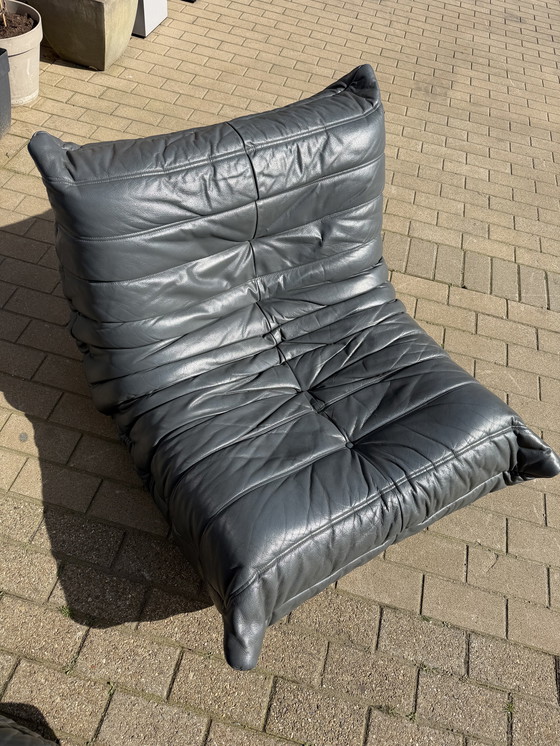 Image 1 of 100% authentic Ligne Roset Togo 3z & 2x 1z in Grey leather