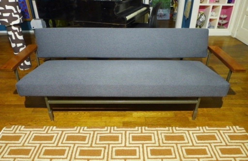 Sofá cama de mediados de siglo diseñado por Rob Parry para Gelderland Vintage. – 3 5 zitsbanken, Textile (photo 2 of 9)