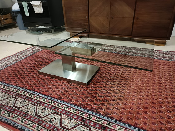 Image 1 of Table basse extensible en verre