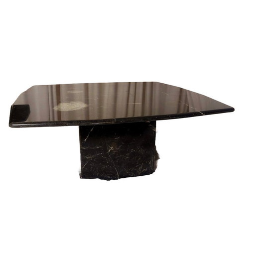 Table basse en marbre travertin vintage