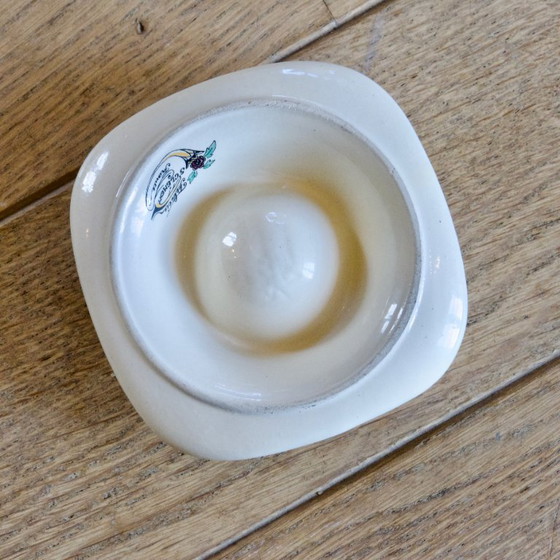 Image 1 of Huevera antigua del siglo XIX firmada por St. Clément, colección Félicie