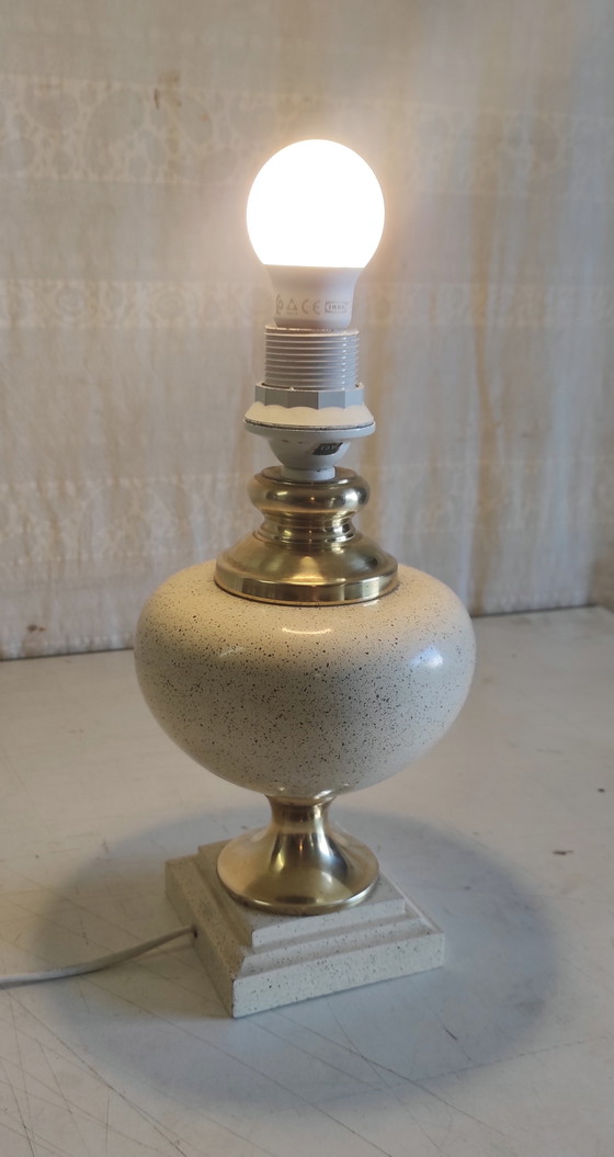 Image 1 of Designer lamp base by Le Dauphin - mid-20th century