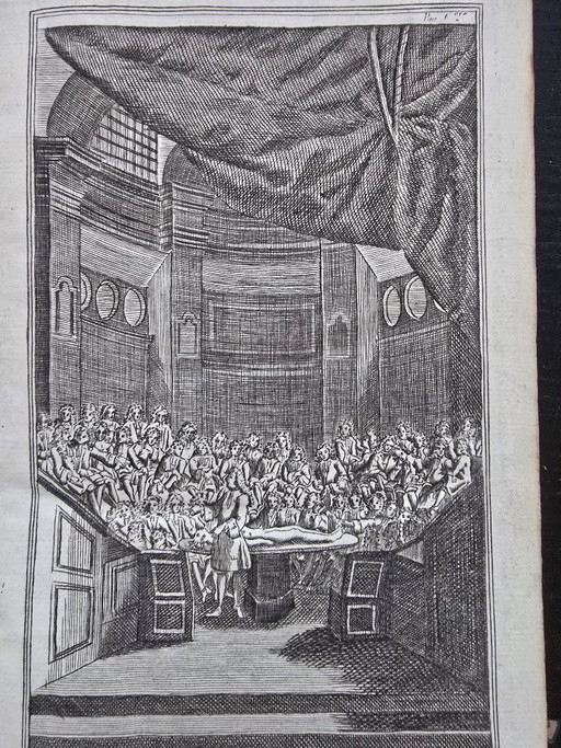 Libro de medicina del siglo XVIII con encuadernación en cuero (1777), de calidad museística, con grandes (photo 2 of 15)