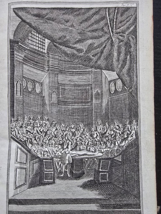 Libro de medicina del siglo XVIII con encuadernación en cuero (1777), de calidad museística, con grandes (photo 2 of 15)